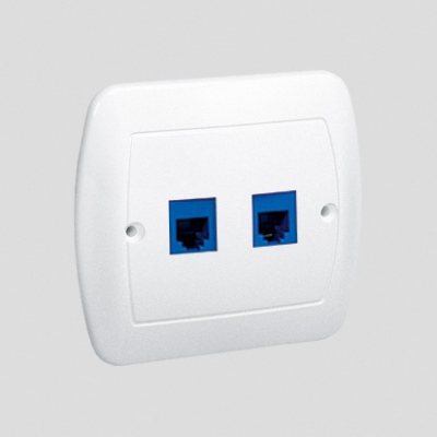 Gniazdo telefoniczne RJ-12 podwójne