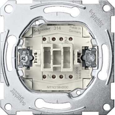 Mechanizm przycisku schod. 1-bieg., p/t, 10 A, AC 250 V, b.śrub.