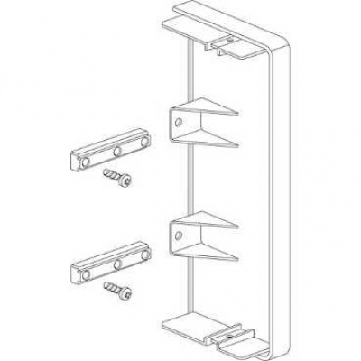 OptiLine 45 - zaślepka końcowa - PC/ABS - aluminium