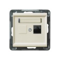 Gniazdo komputerowe, pojedyncze, kat. 6, mmC (ecru)